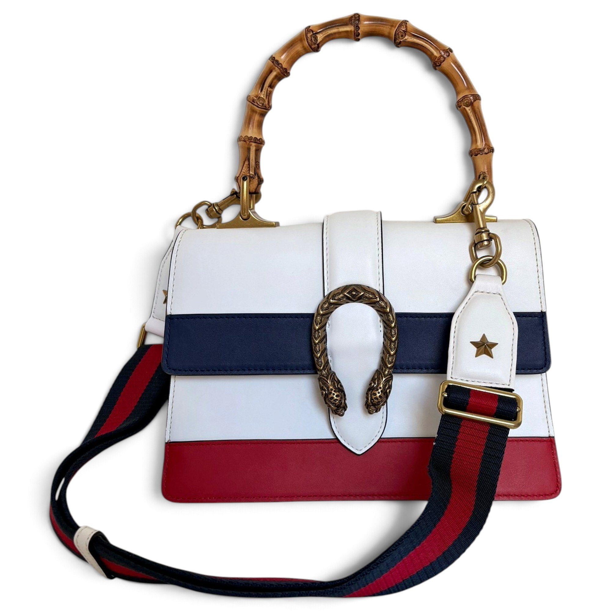 Dionysus Bamboo leather handbag