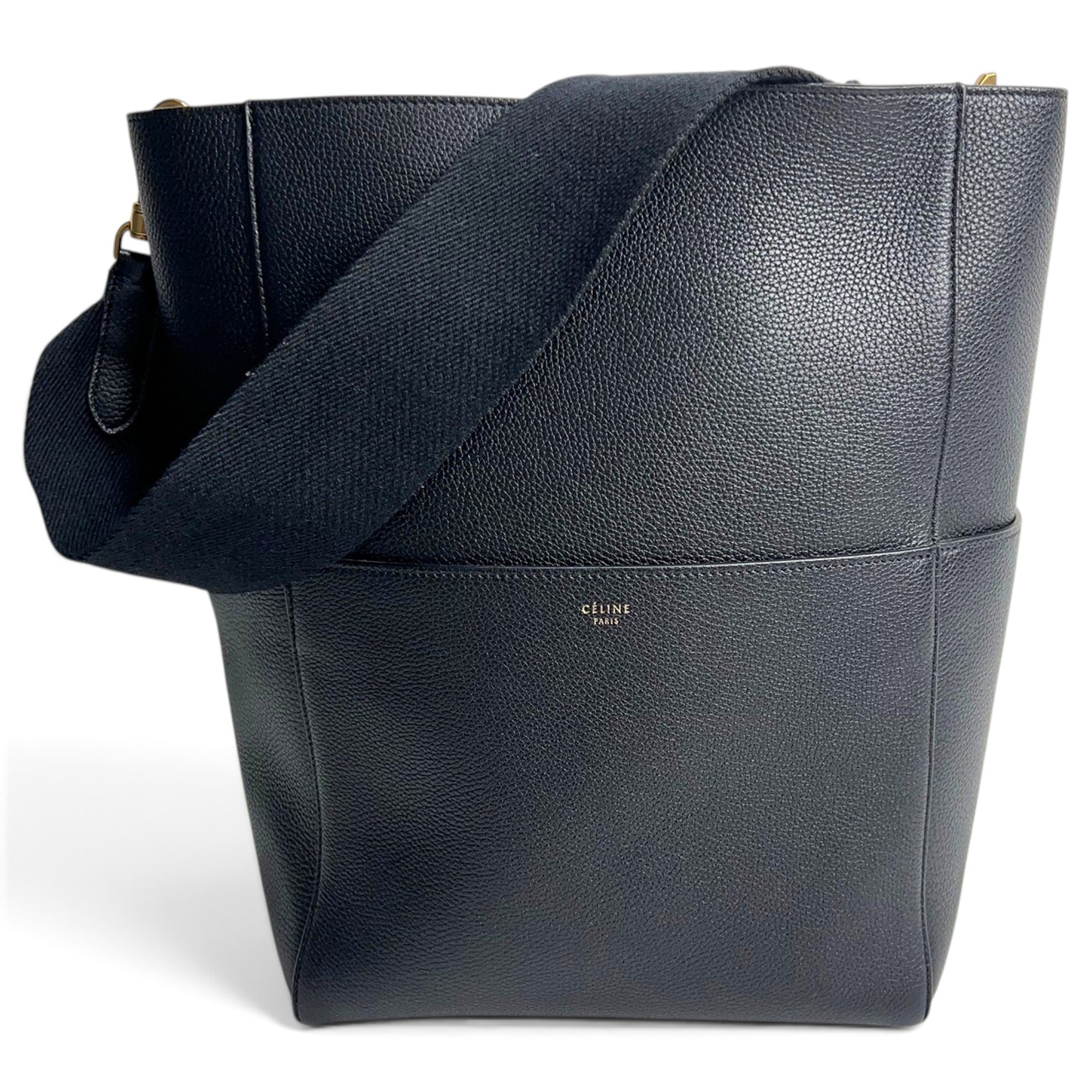 Seau Sangle leather tote