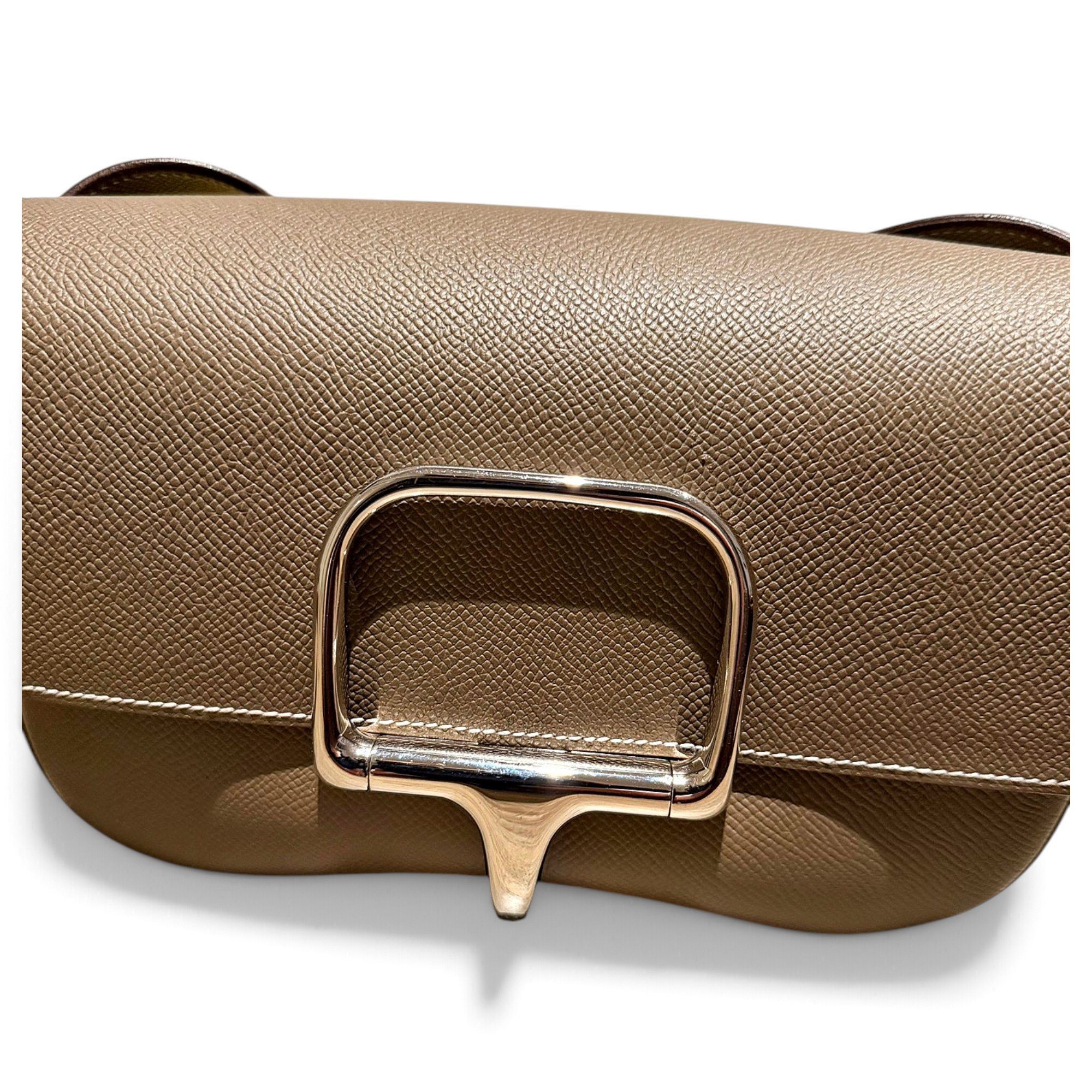 Della leather crossbody bag