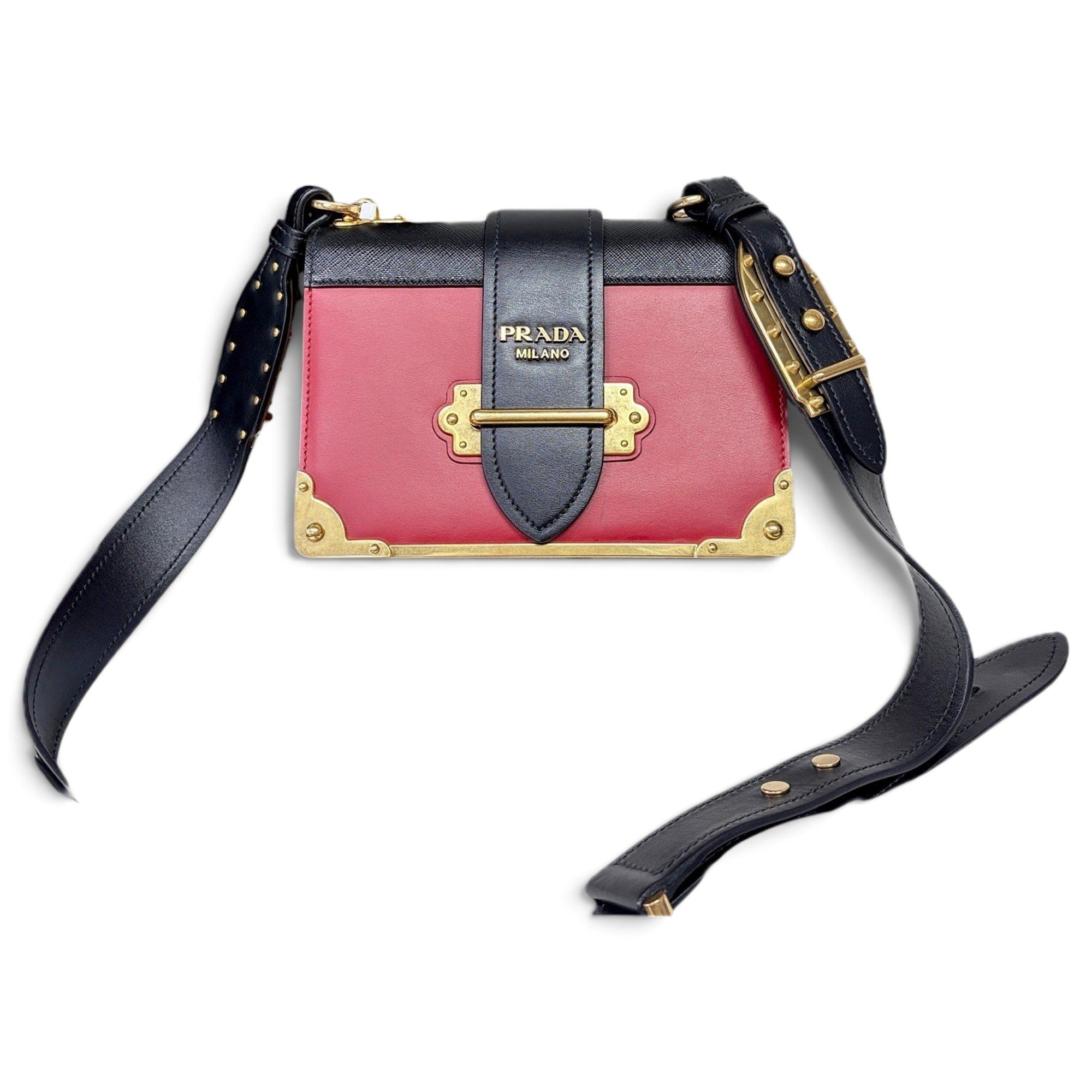 Cahier leather handbag