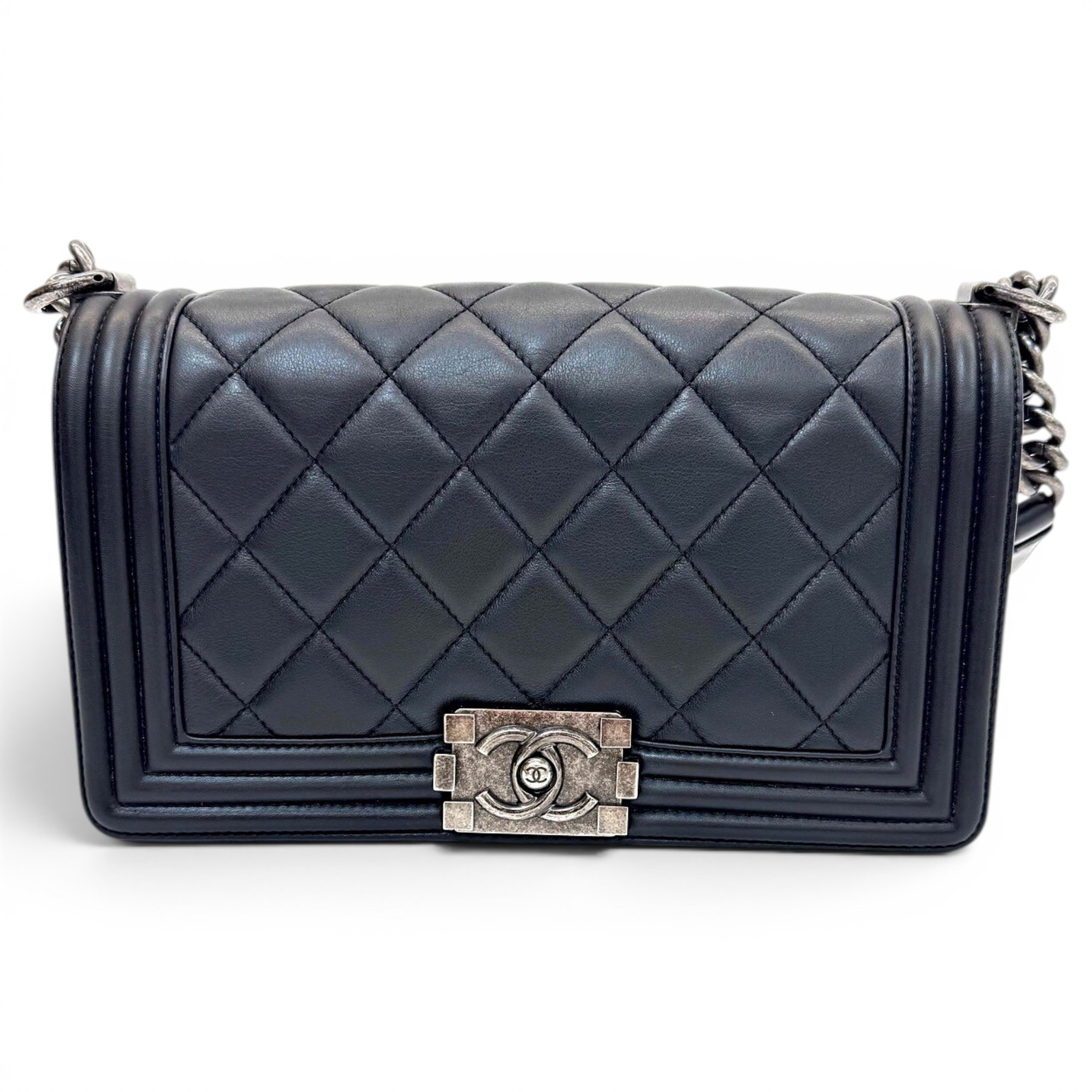 Boy leather crossbody bag