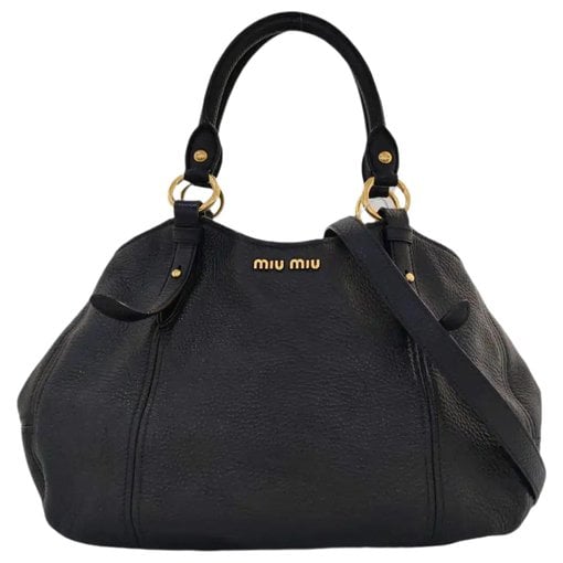 Madras leather handbag