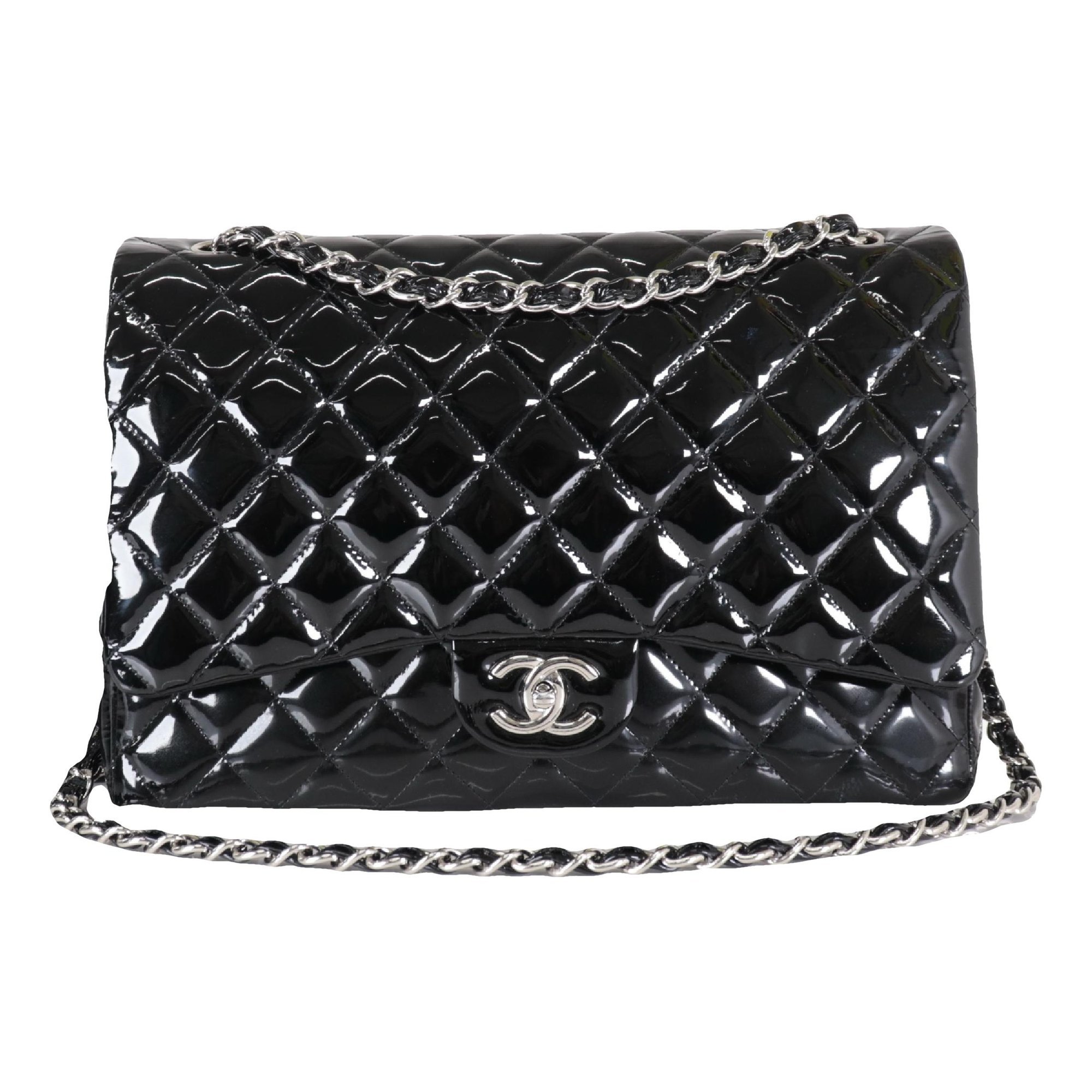Timeless/Classique patent leather handbag
