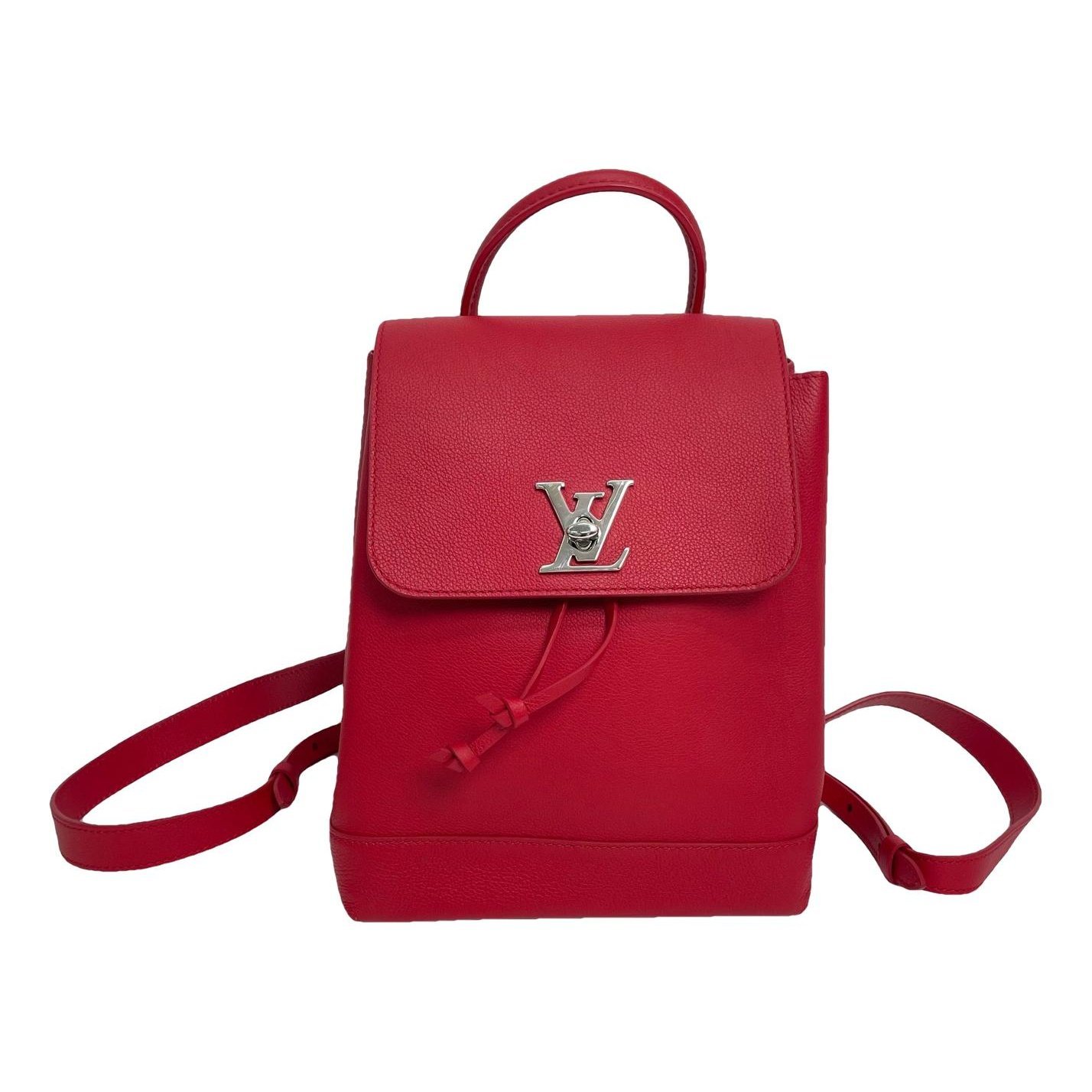 Lockme leather backpack