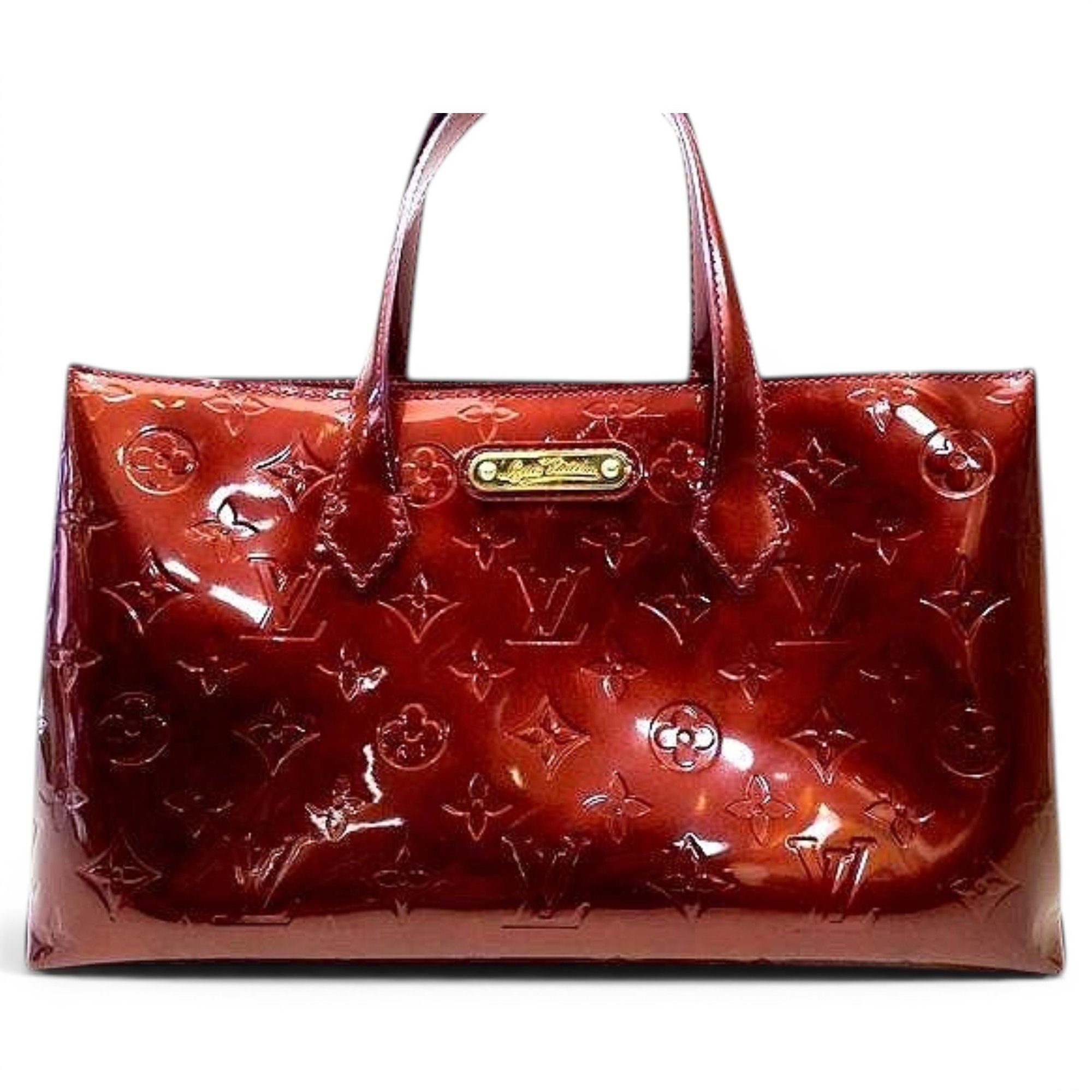 Wilshire patent leather handbag
