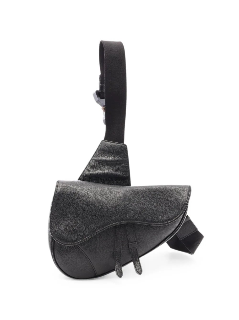Saddle leather body bag