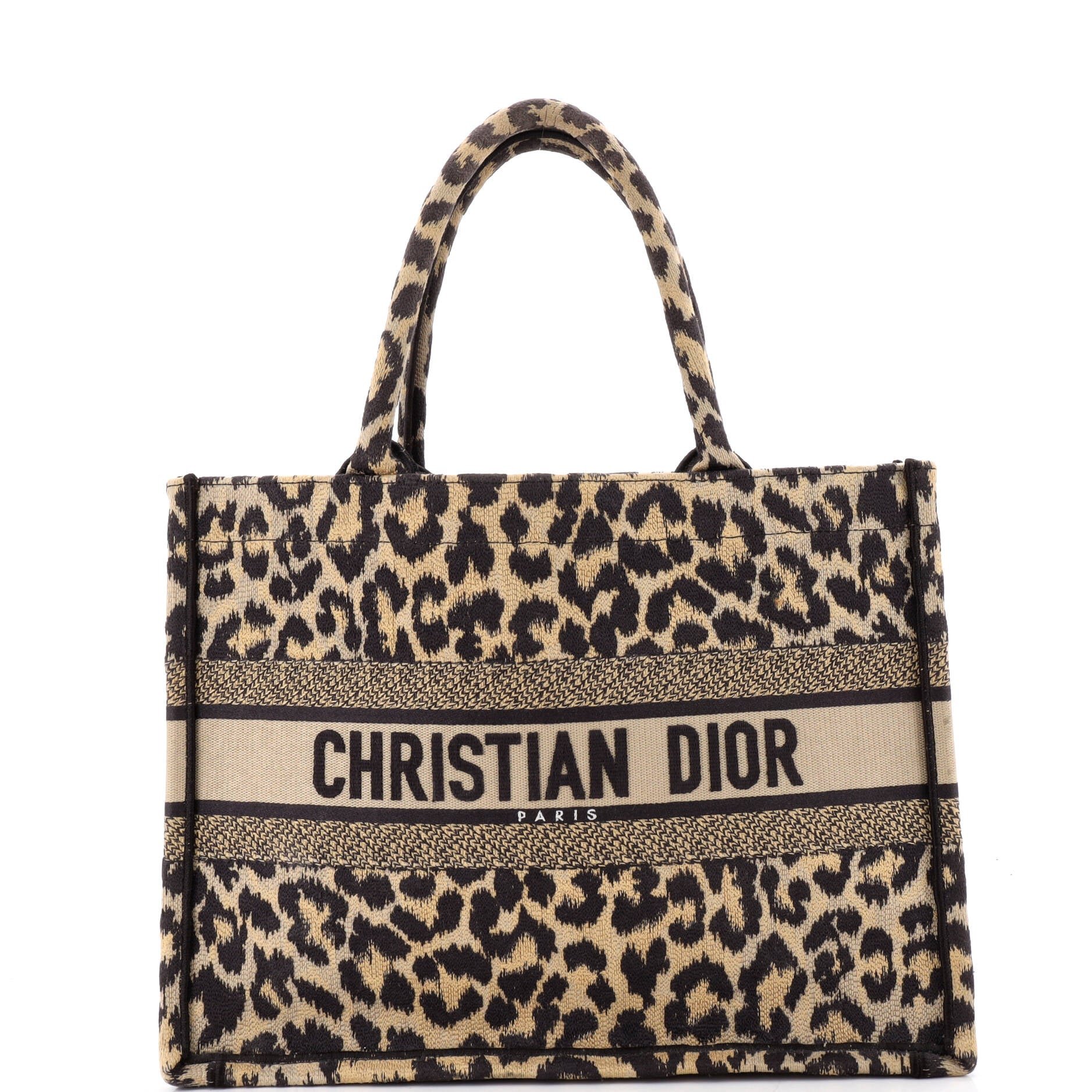 Book Tote Mizza Embroidered Canvas Medium