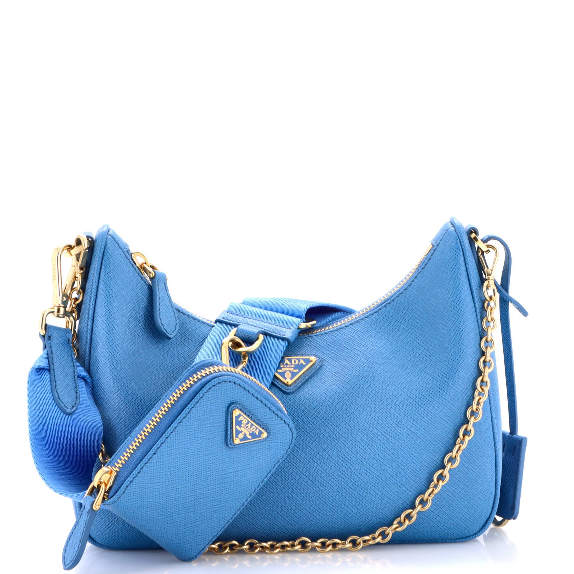 Re-Edition 2005 Shoulder Bag Saffiano Leather Small