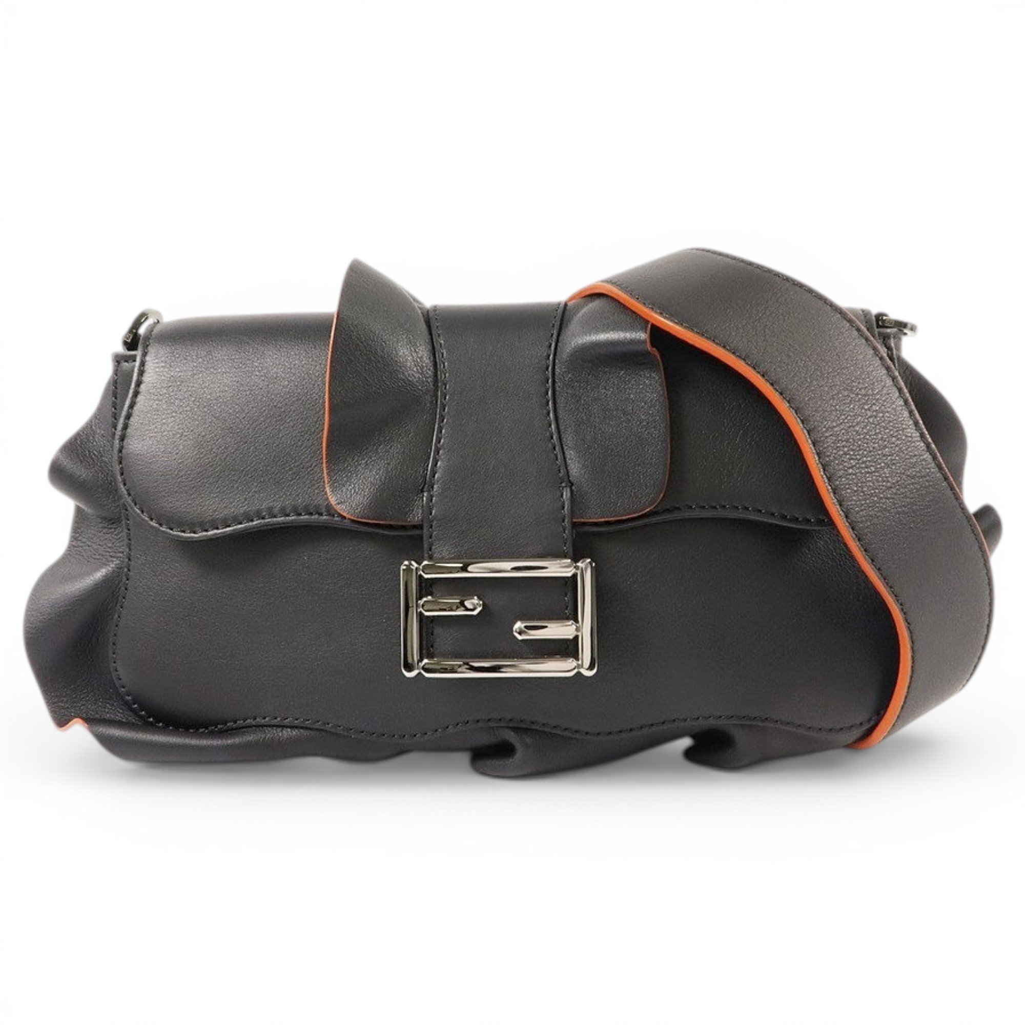 Baguette leather handbag