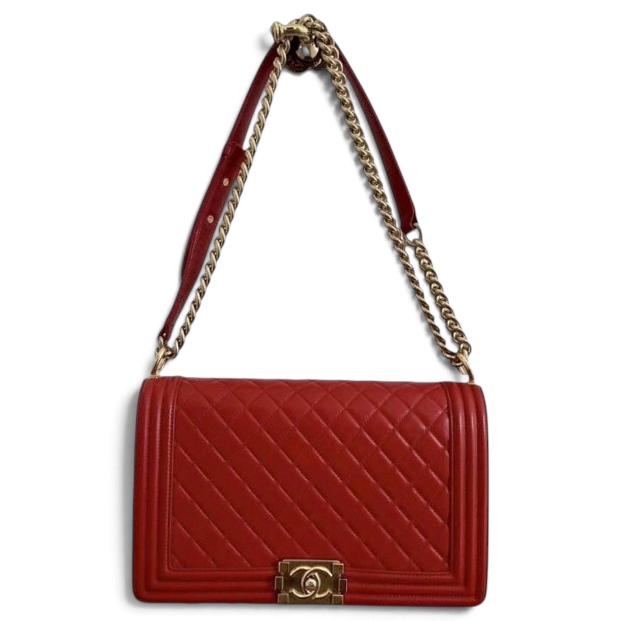 Boy leather crossbody bag