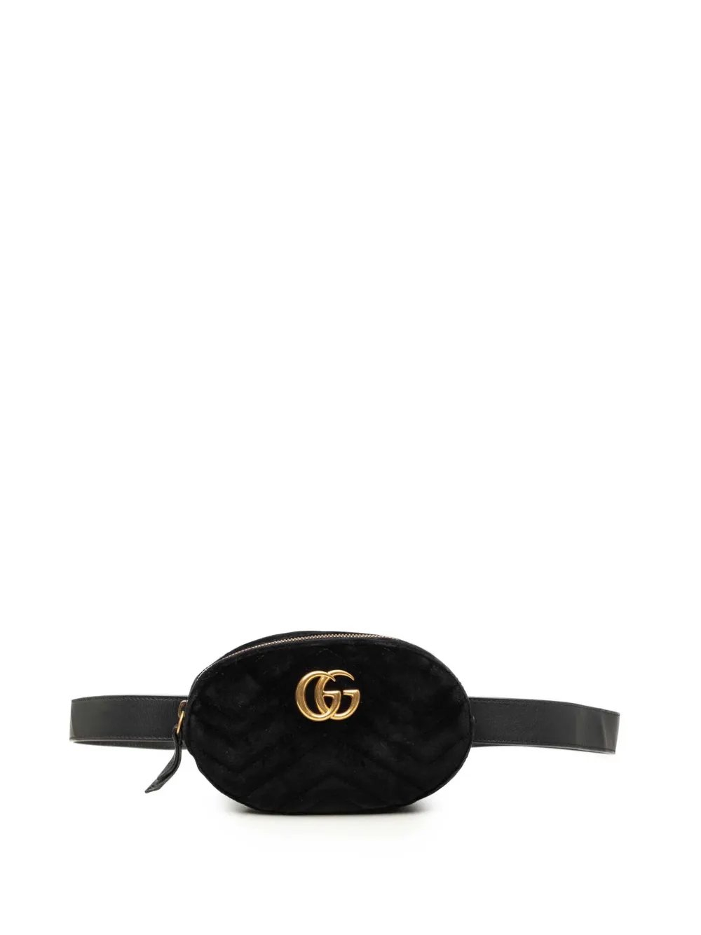 2016-2026 GG Marmont Matelasse Velvet belt bag