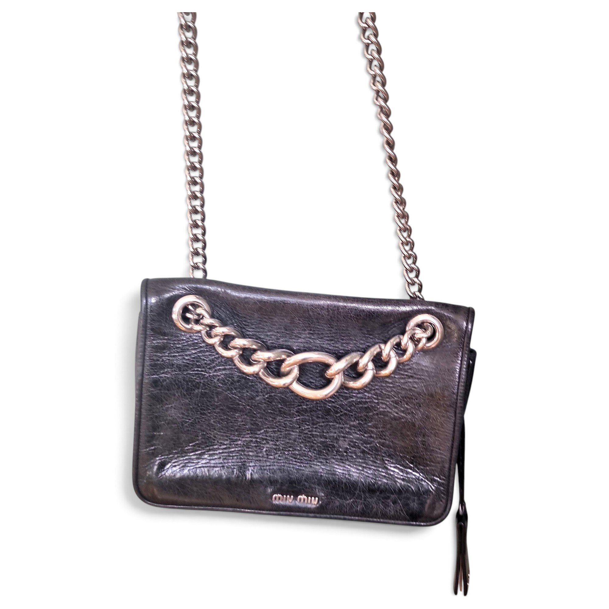 Leather crossbody bag