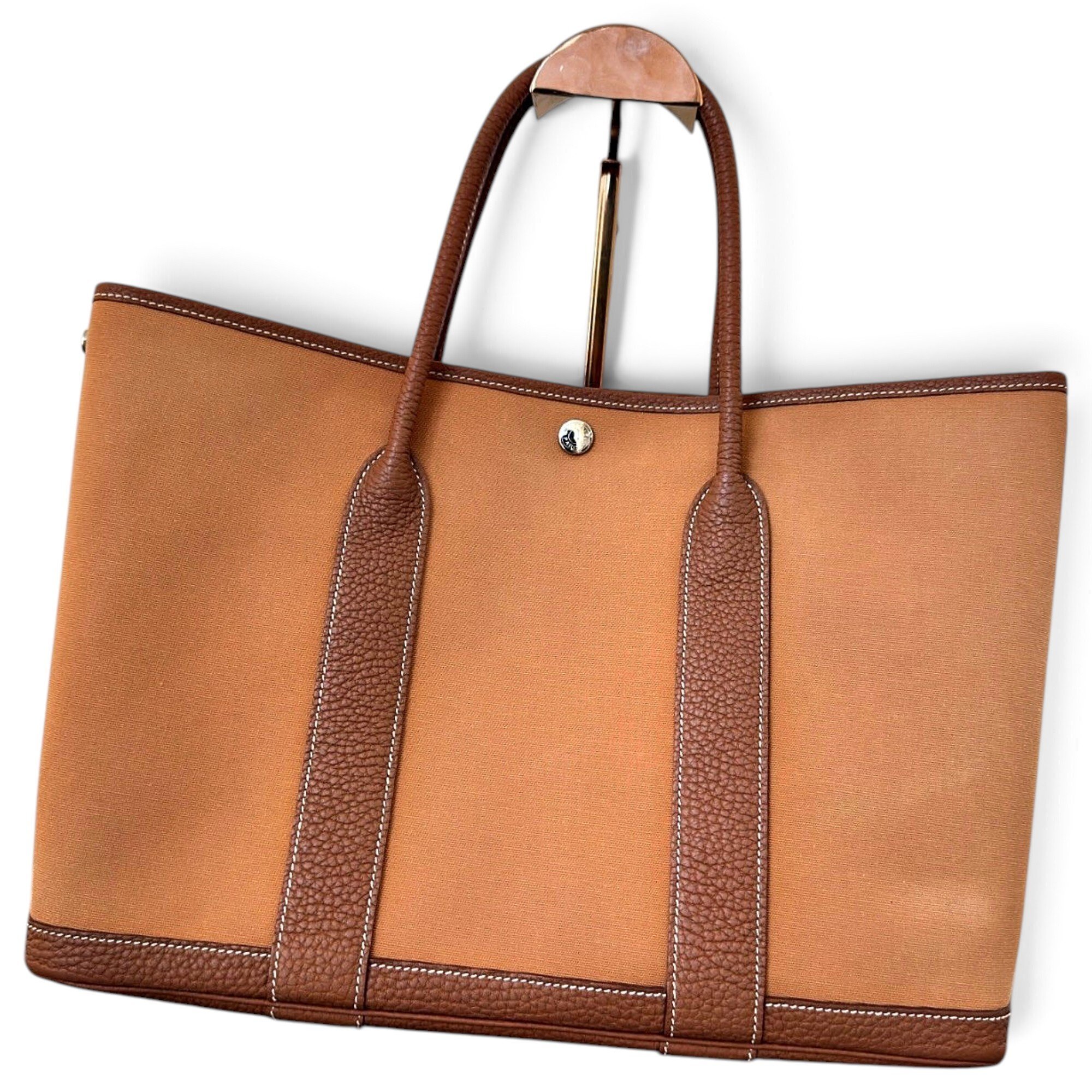 Garden Party leather handbag