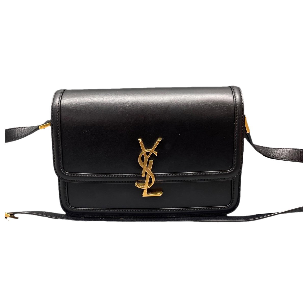 Solférino leather handbag