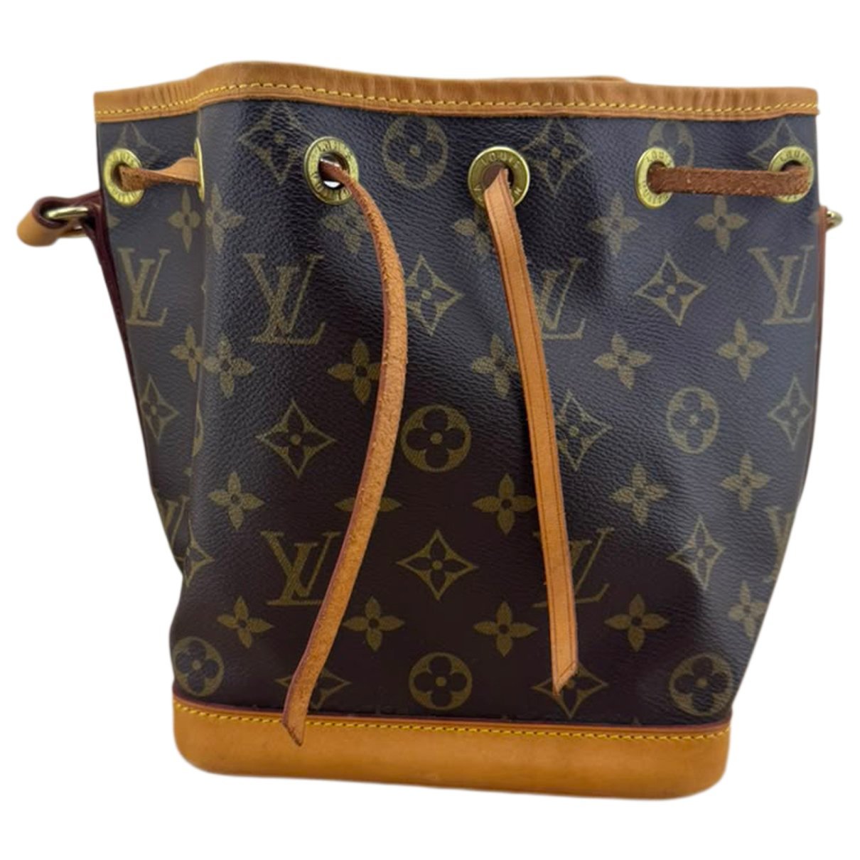 Nano Noé leather handbag