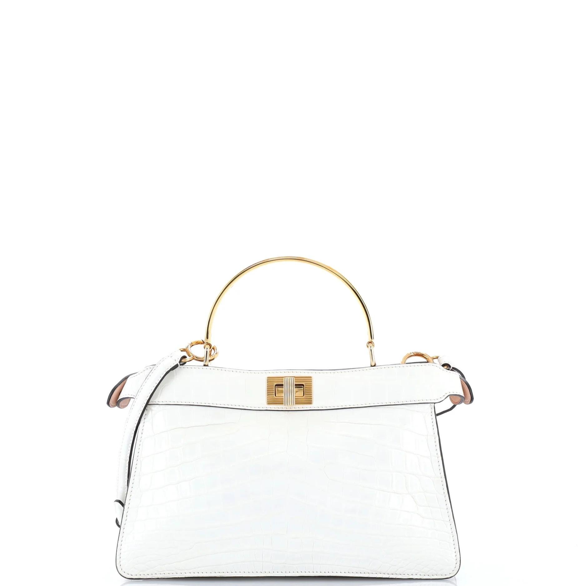 Peekaboo IseeU crocodile handbag