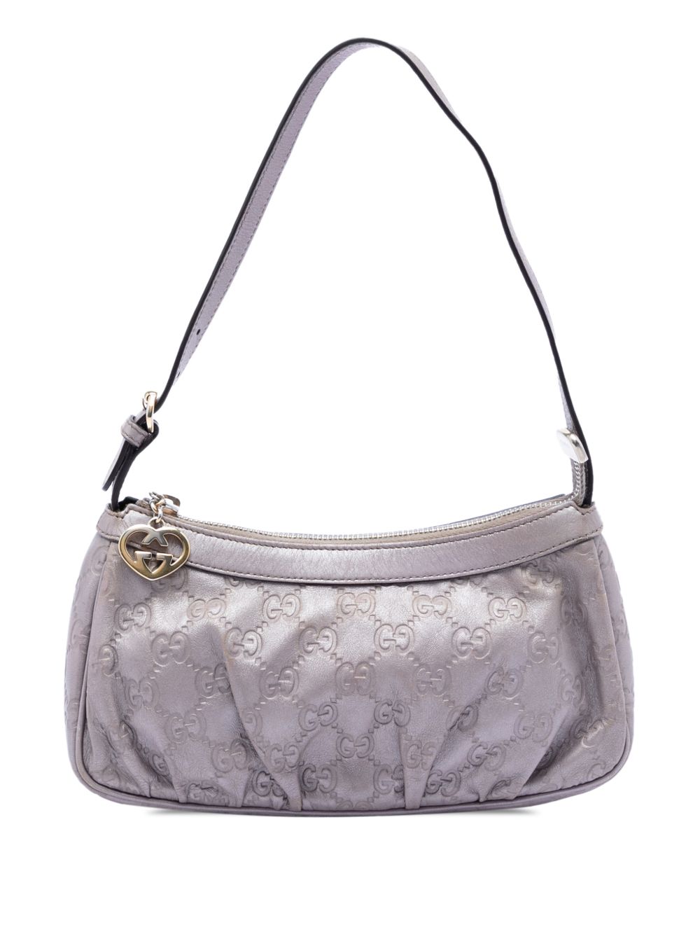 2000-2015 Metallic Guccissima Lovely Heart Pochette shoulder bag