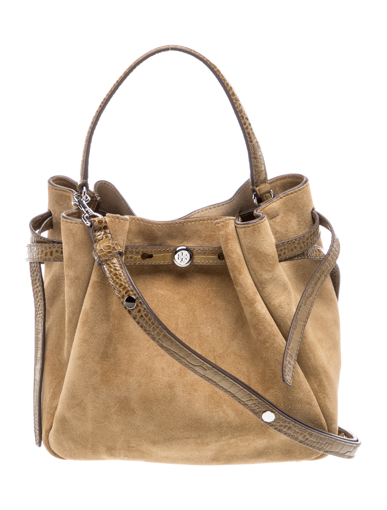 Suede Bucket Bag