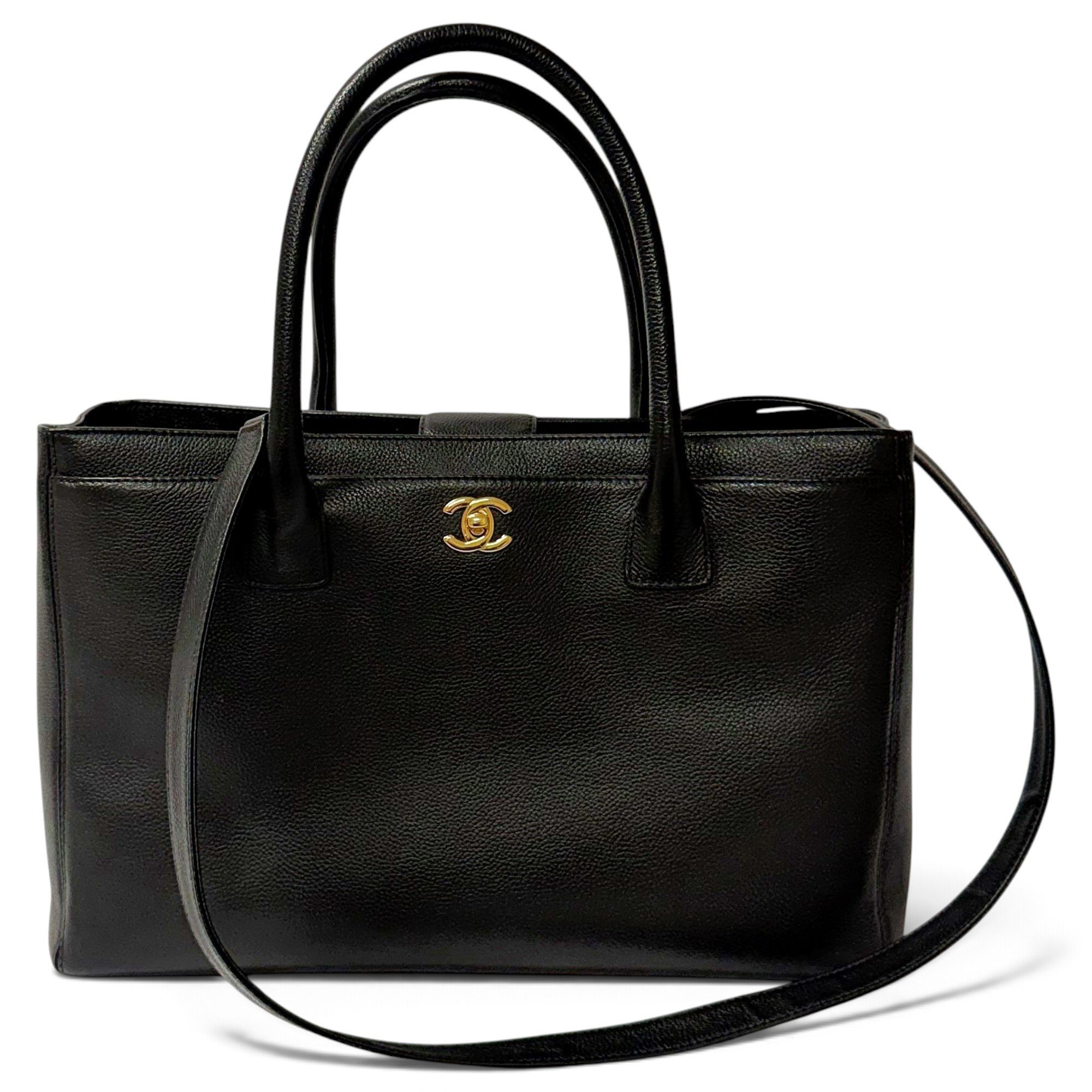 Executive leather tote