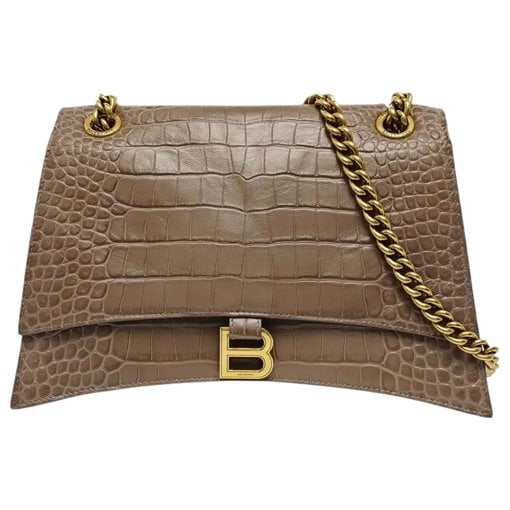 Balenciaga Crush leather crossbody bag