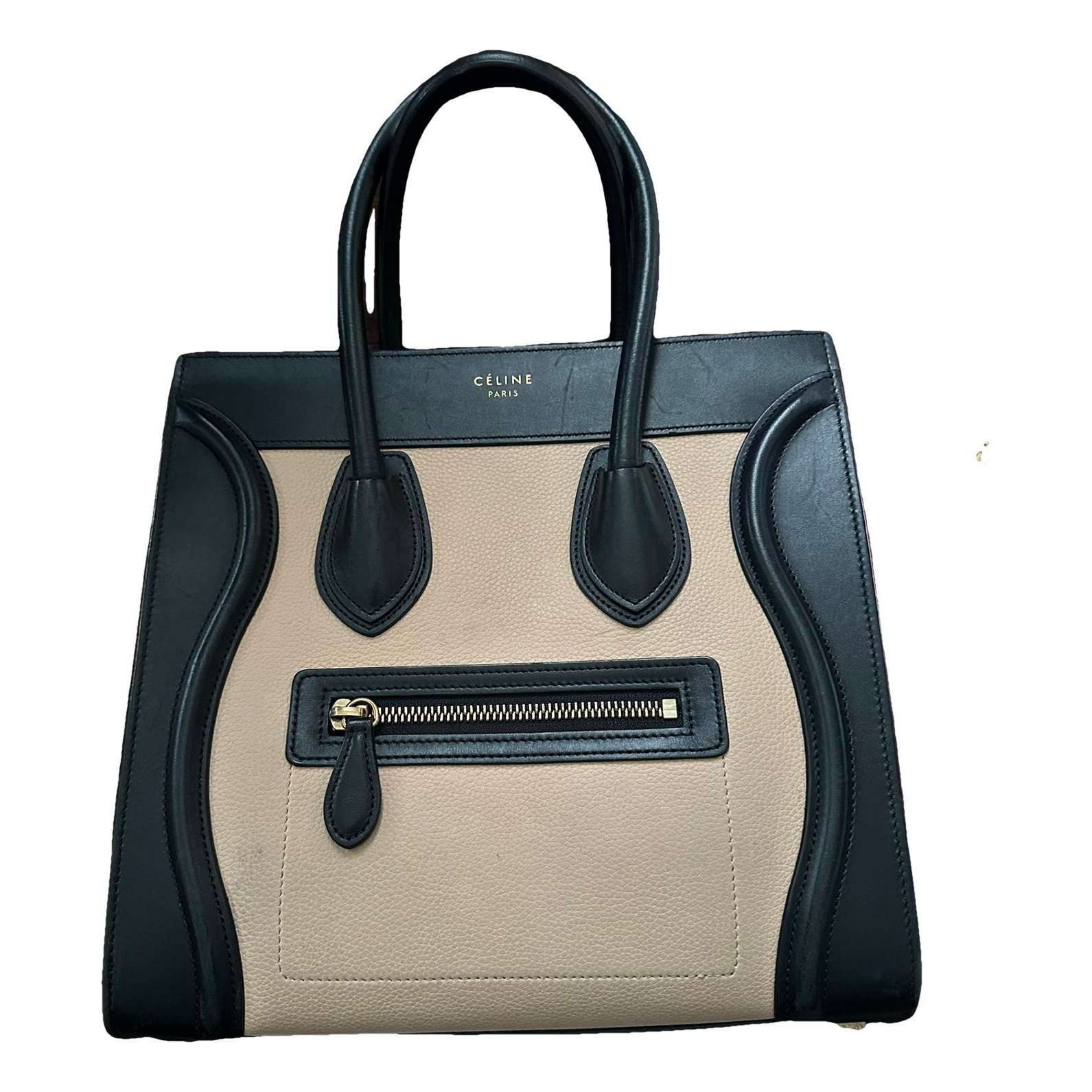 Luggage leather handbag