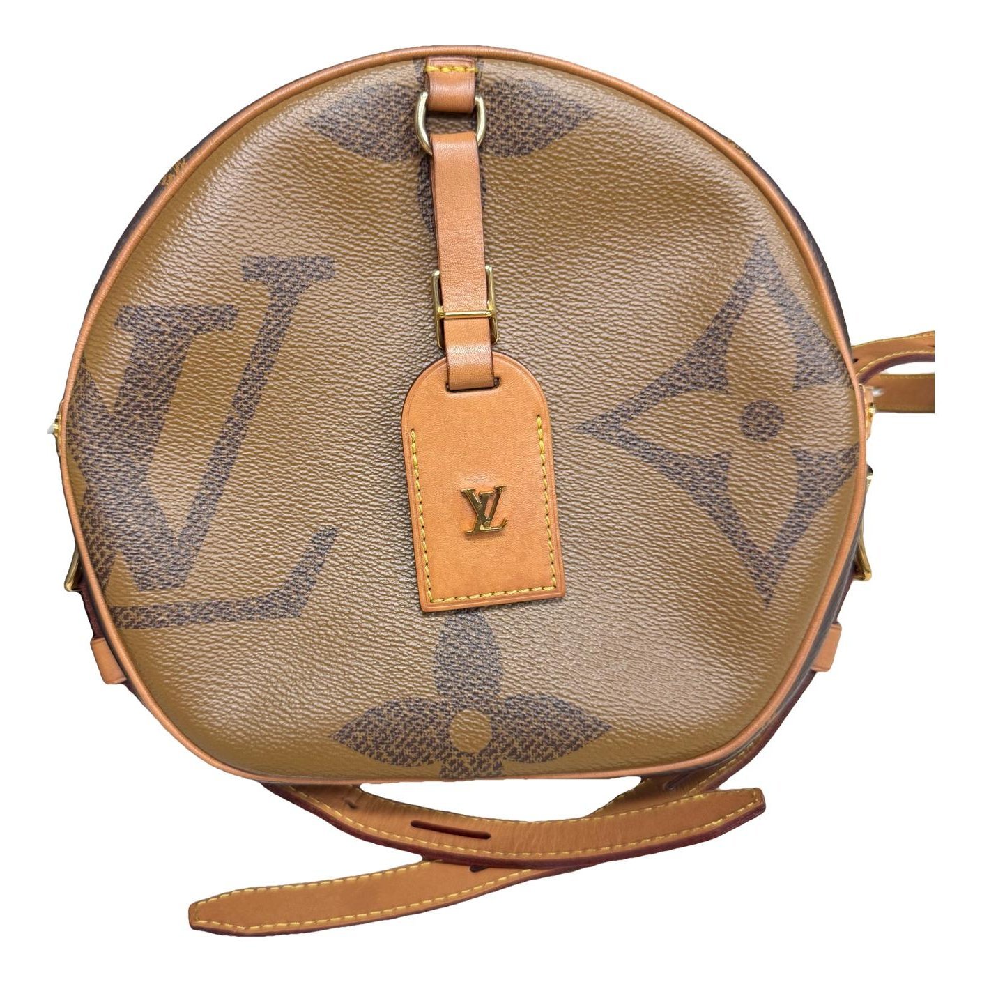 Boîte chapeau souple leather handbag