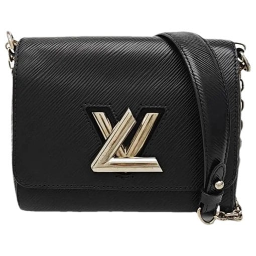Twist leather handbag