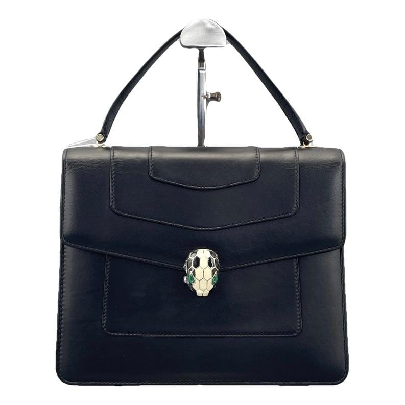 Serpenti leather handbag