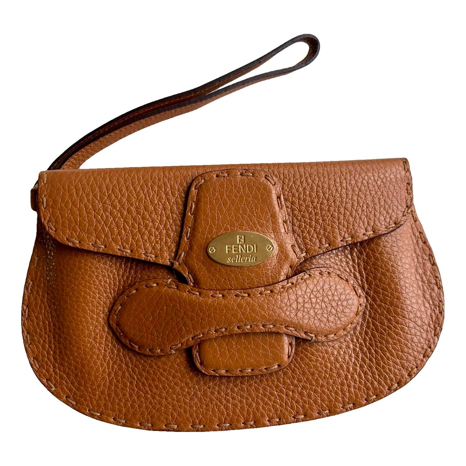 Fendi Leather clutch bag