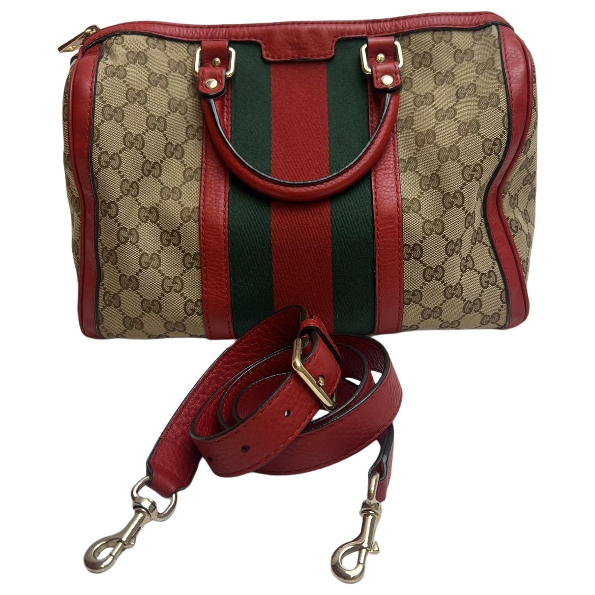 Boston leather handbag