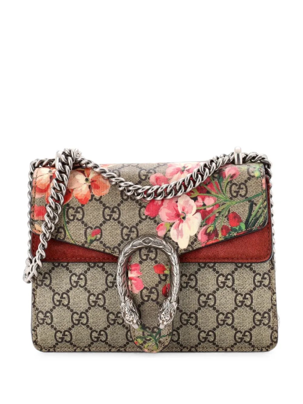 Dionysus Bag Blooms Print GG Coated Canvas Mini shoulder bag