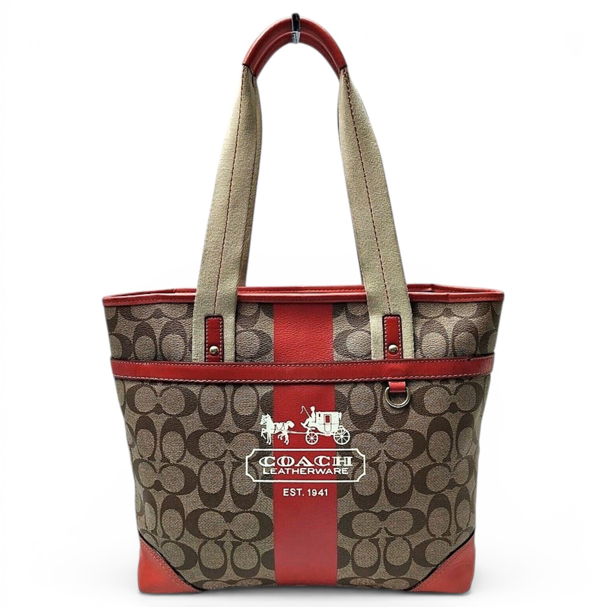 Leather tote