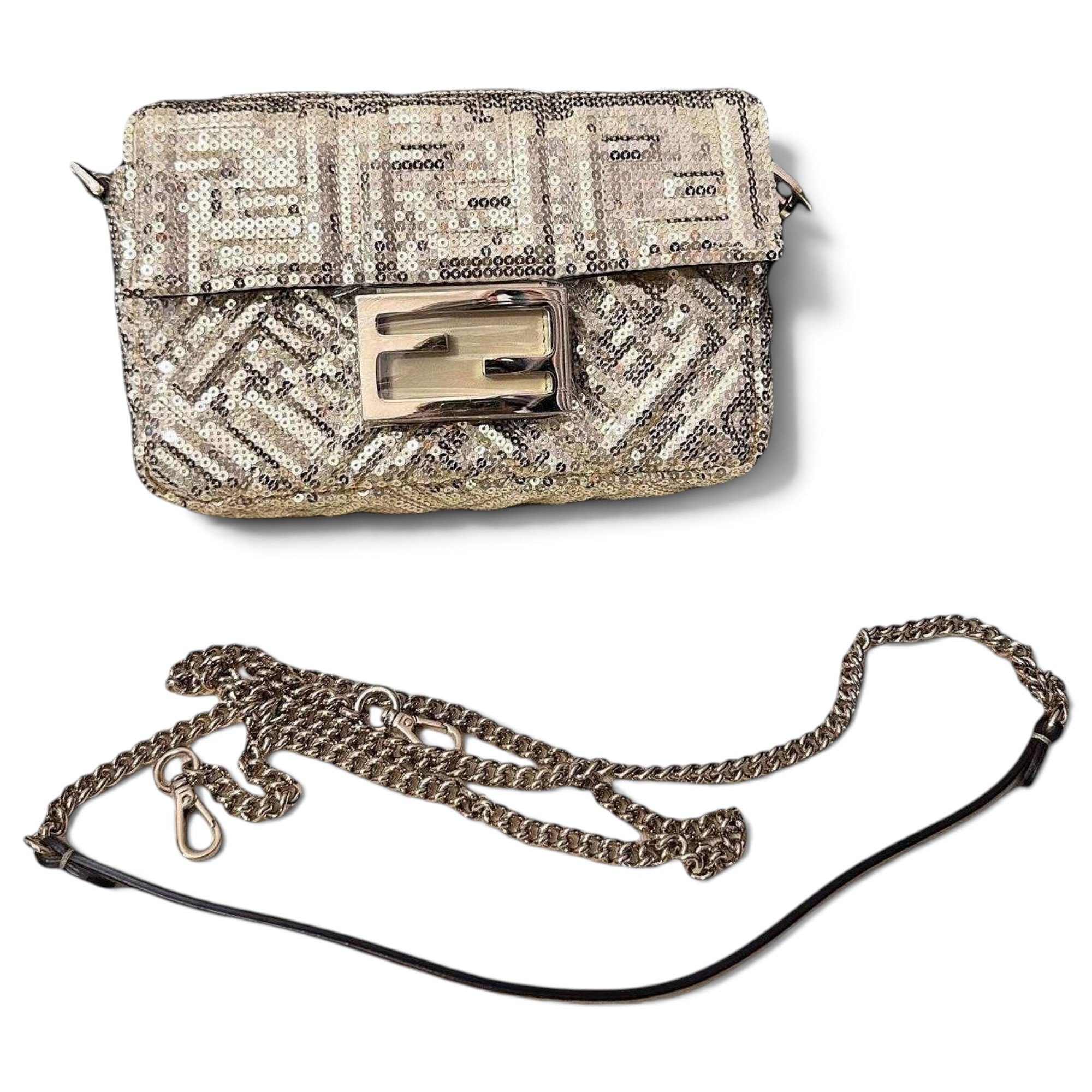 Baguette leather handbag