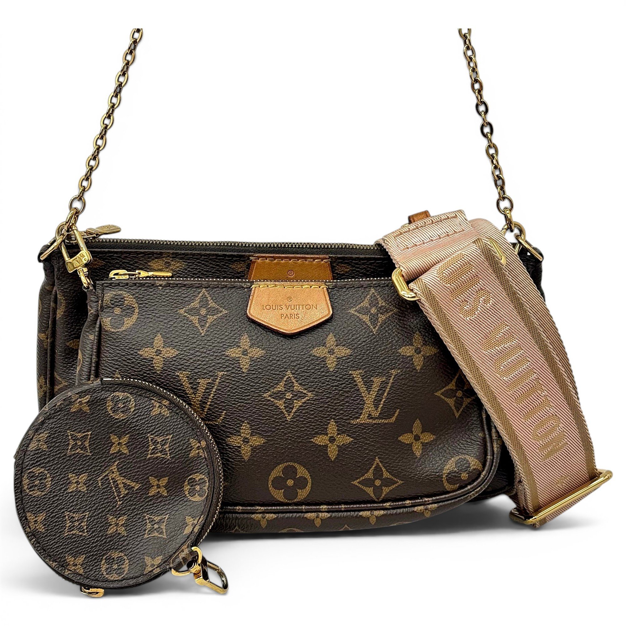 Multi Pochette Accessoires leather handbag