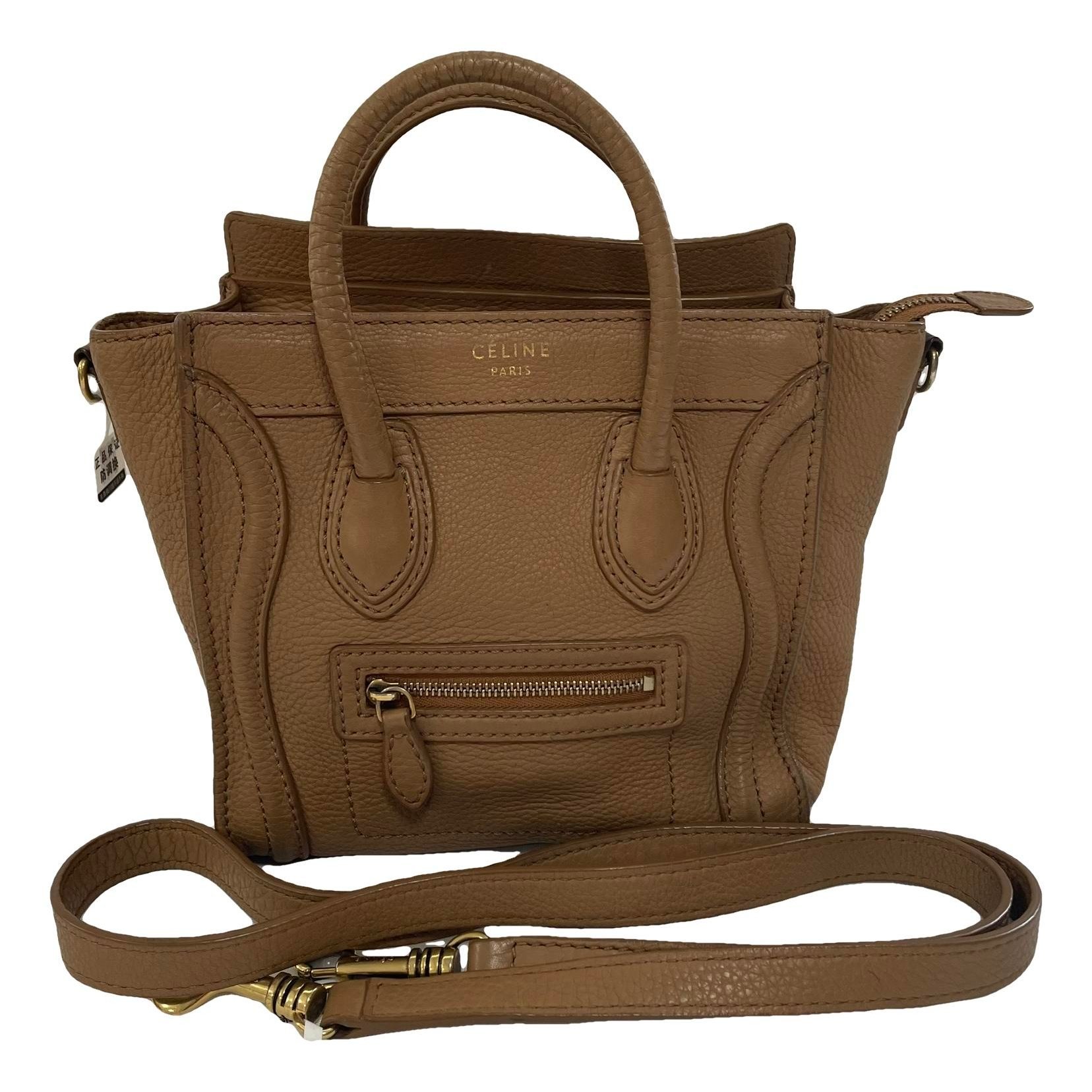 Nano Luggage leather handbag