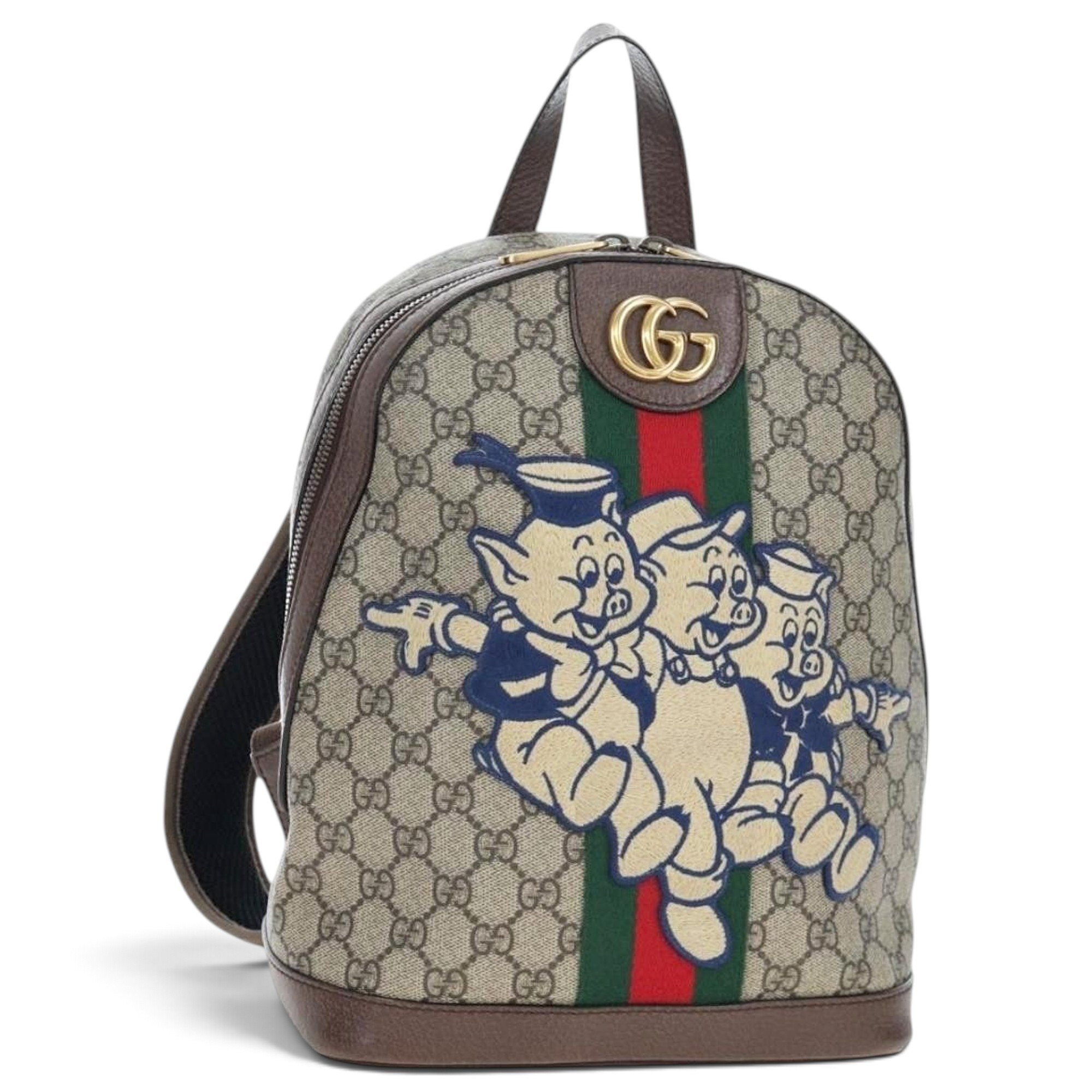 Leather backpack