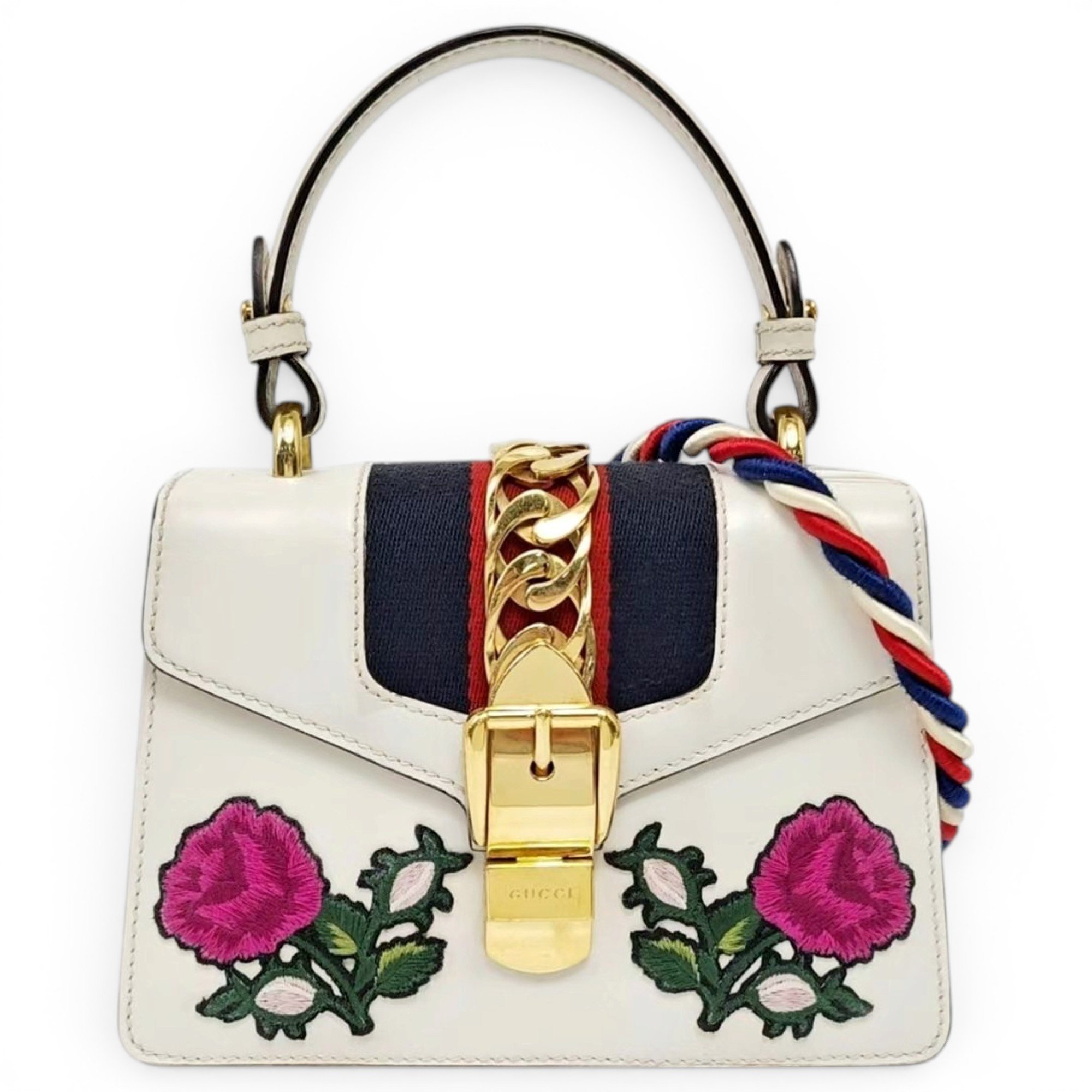 Sylvie Top Handle leather handbag