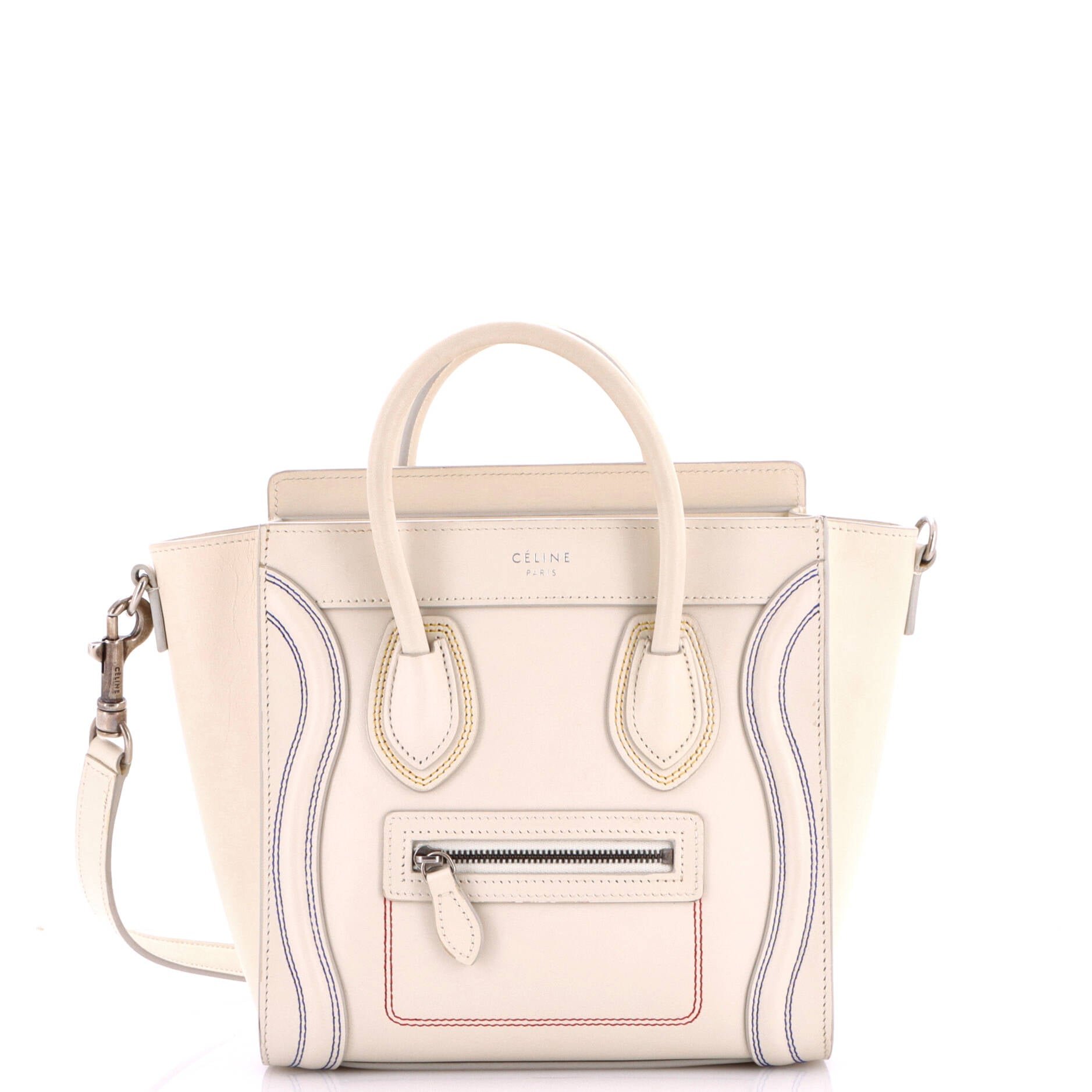 Luggage Bag Smooth Leather Nano