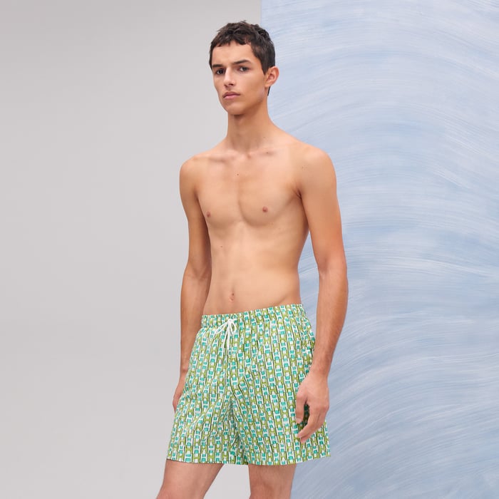 Lagon "Quadri'H" Swim Trunks