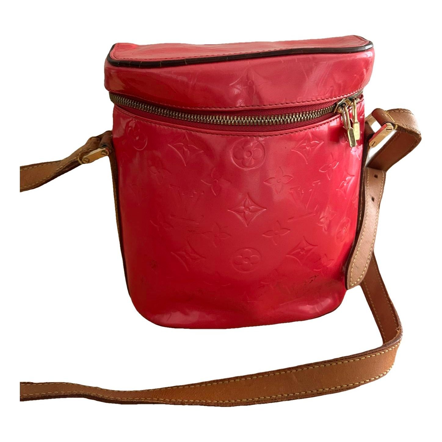 Sullivan patent leather handbag