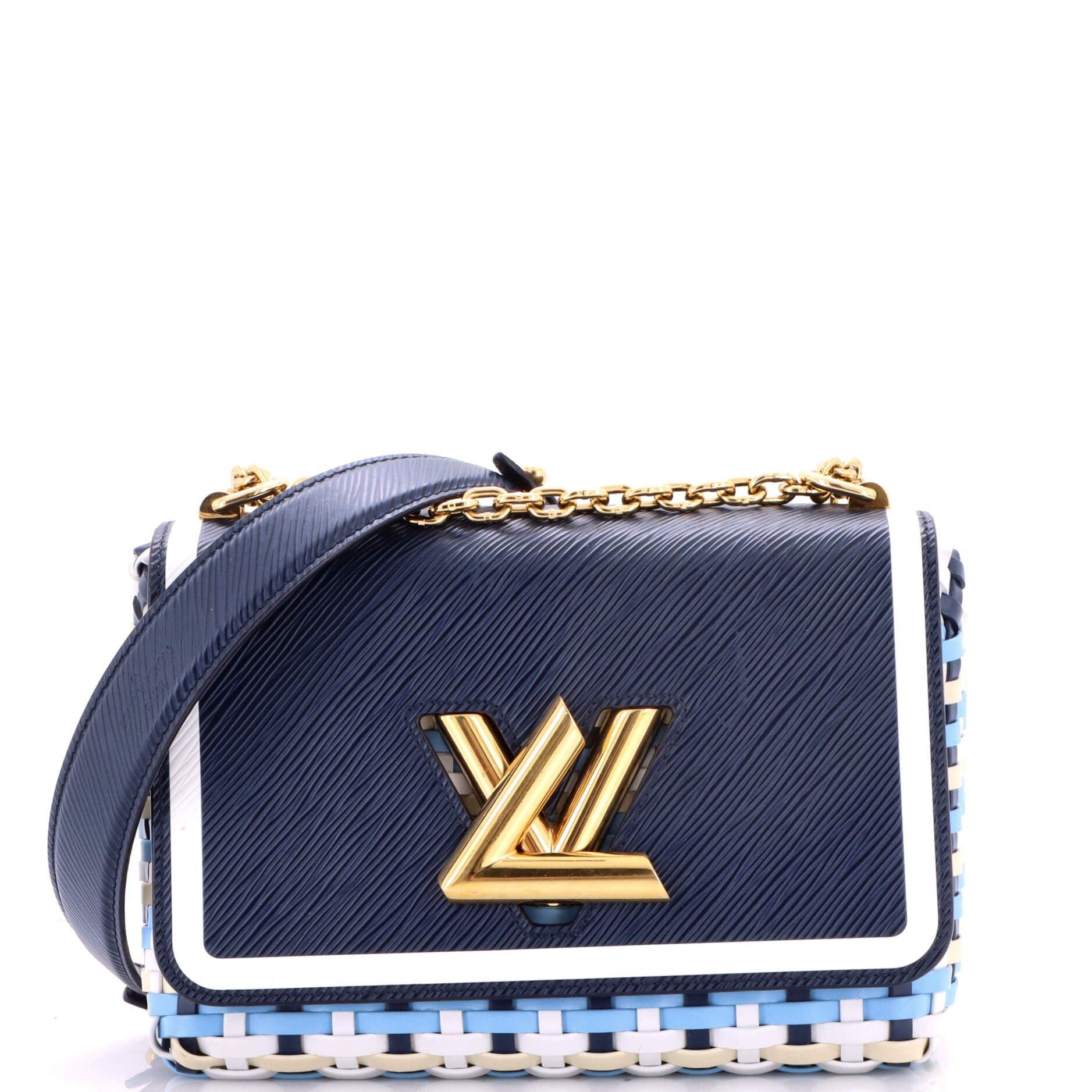 Louis Vuitton Twist Guinguette Handbag Epi and Braided Leather MM