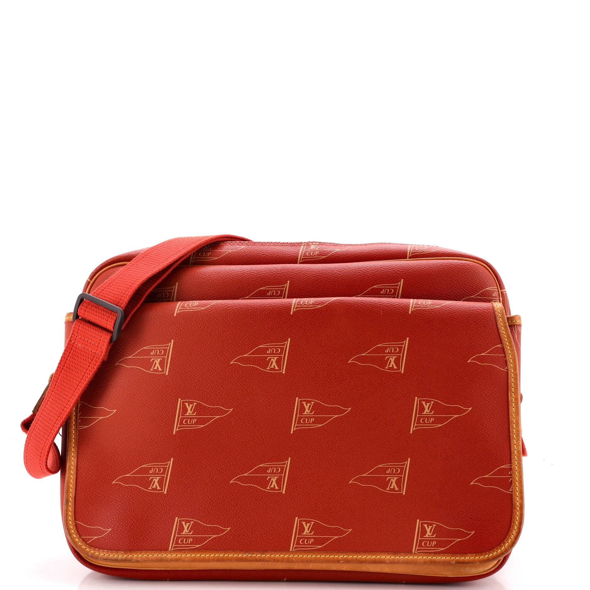 Cup Calvi Messenger Bag Coated Canvas