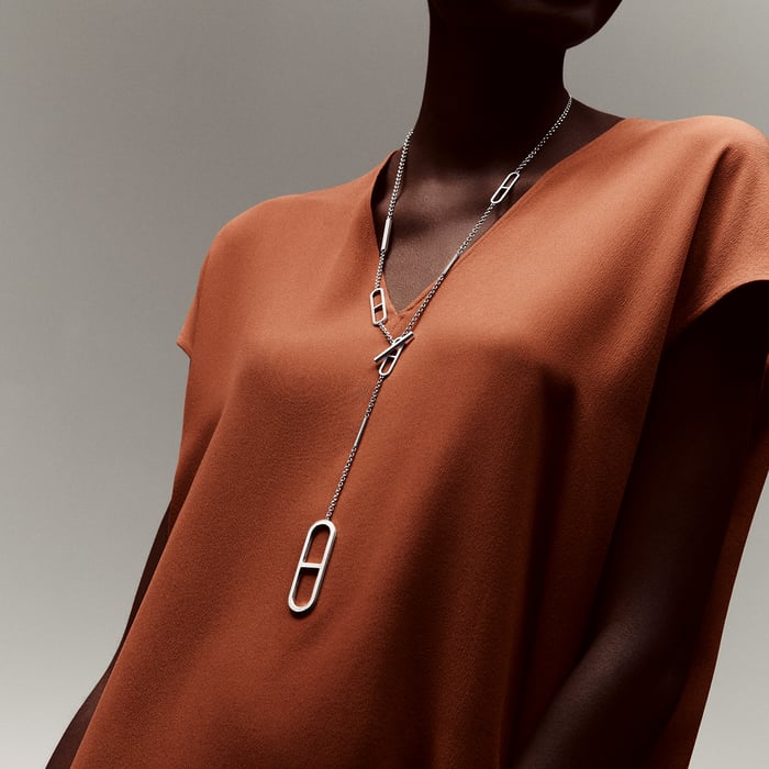 Sans Coloris Ever Chaine d'Ancre Long Necklace