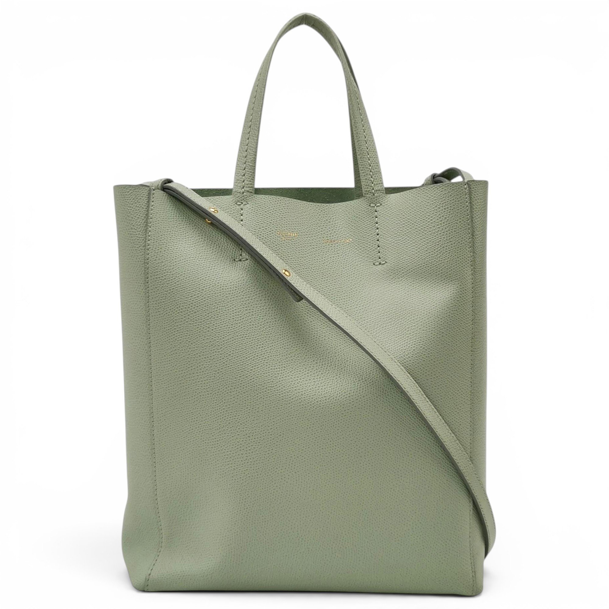 Cabas leather handbag