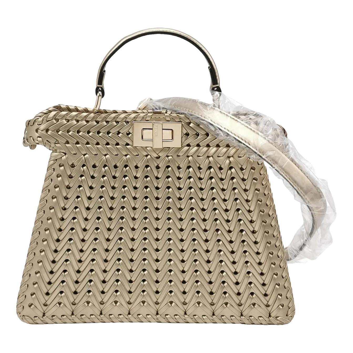 Peekaboo leather crossbody bag