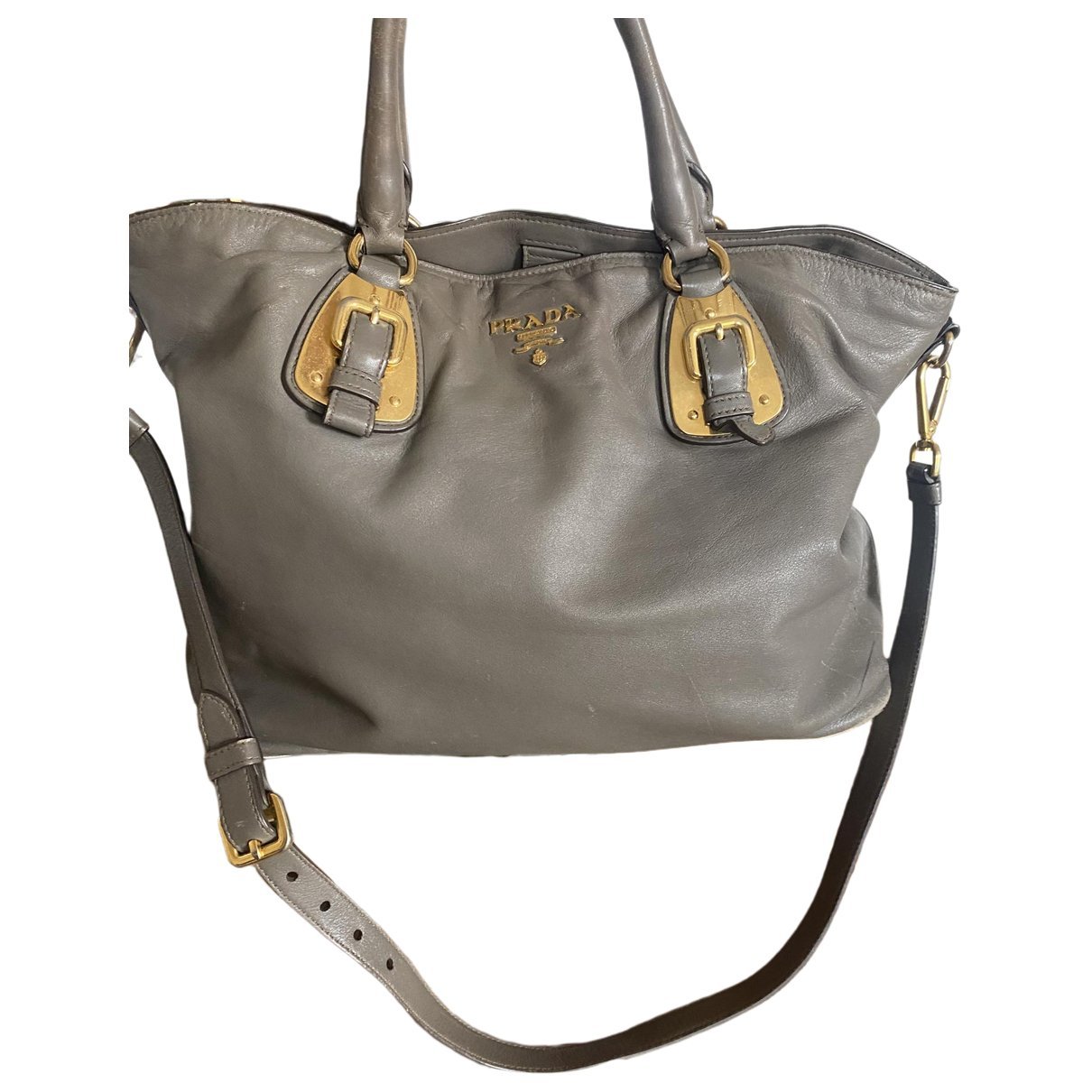 Leather handbag
