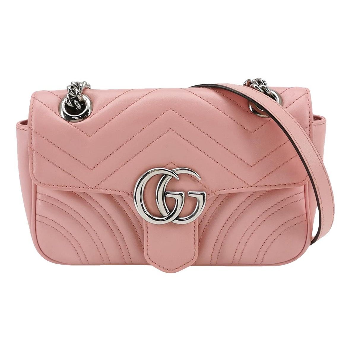 GG Marmont Flap leather handbag