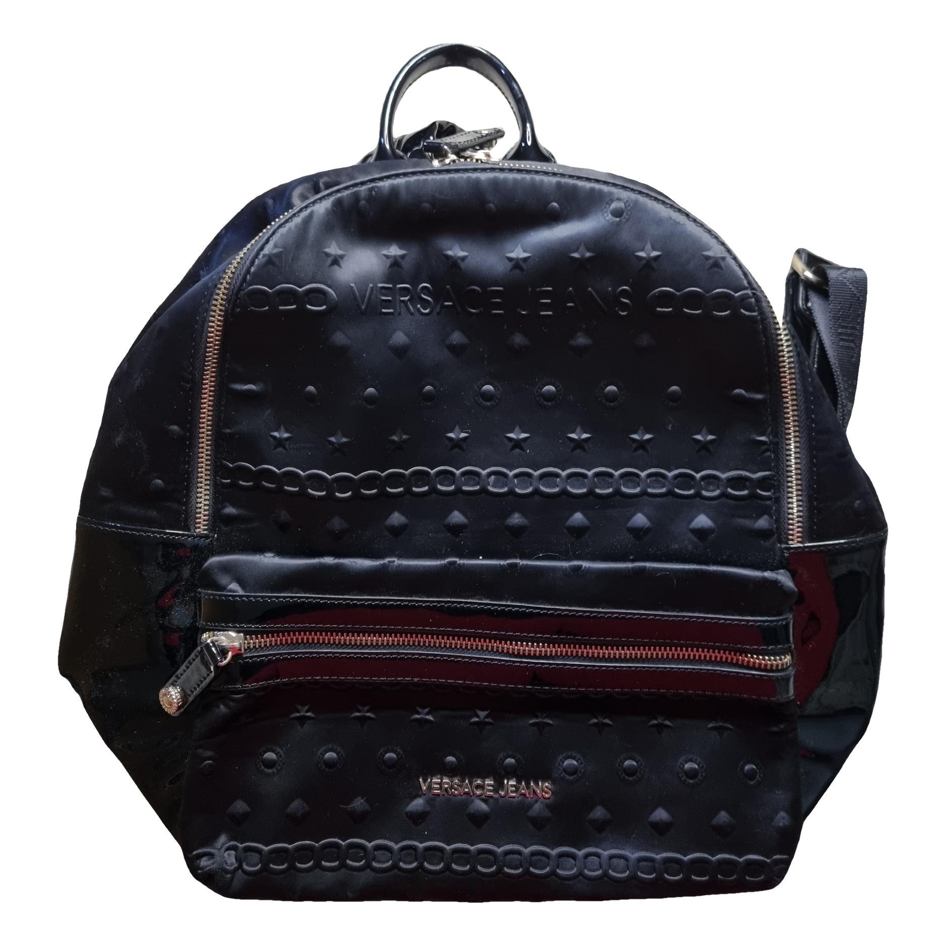 Leather backpack