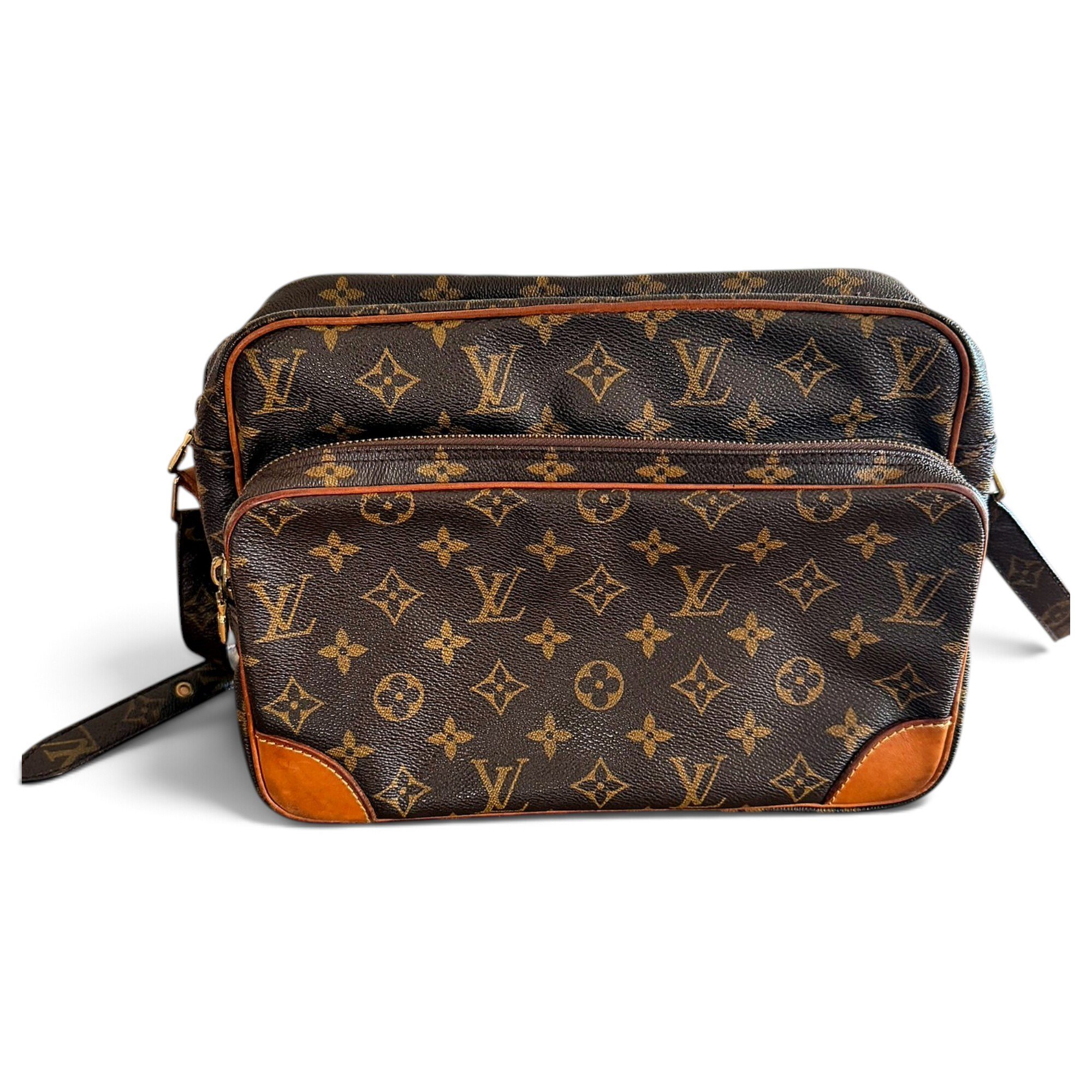 Nile leather crossbody bag