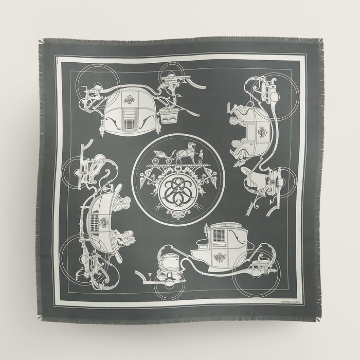 Ex-libris Fringed Scarf 80